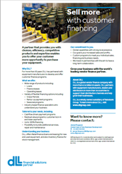 Flyer Sell More With Customer Financing